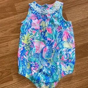 COPY - Lilly mermaid romper, 18-24 mo